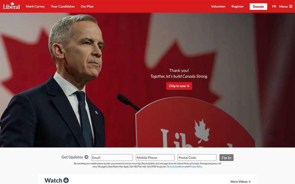Screenshot of Liberal.ca