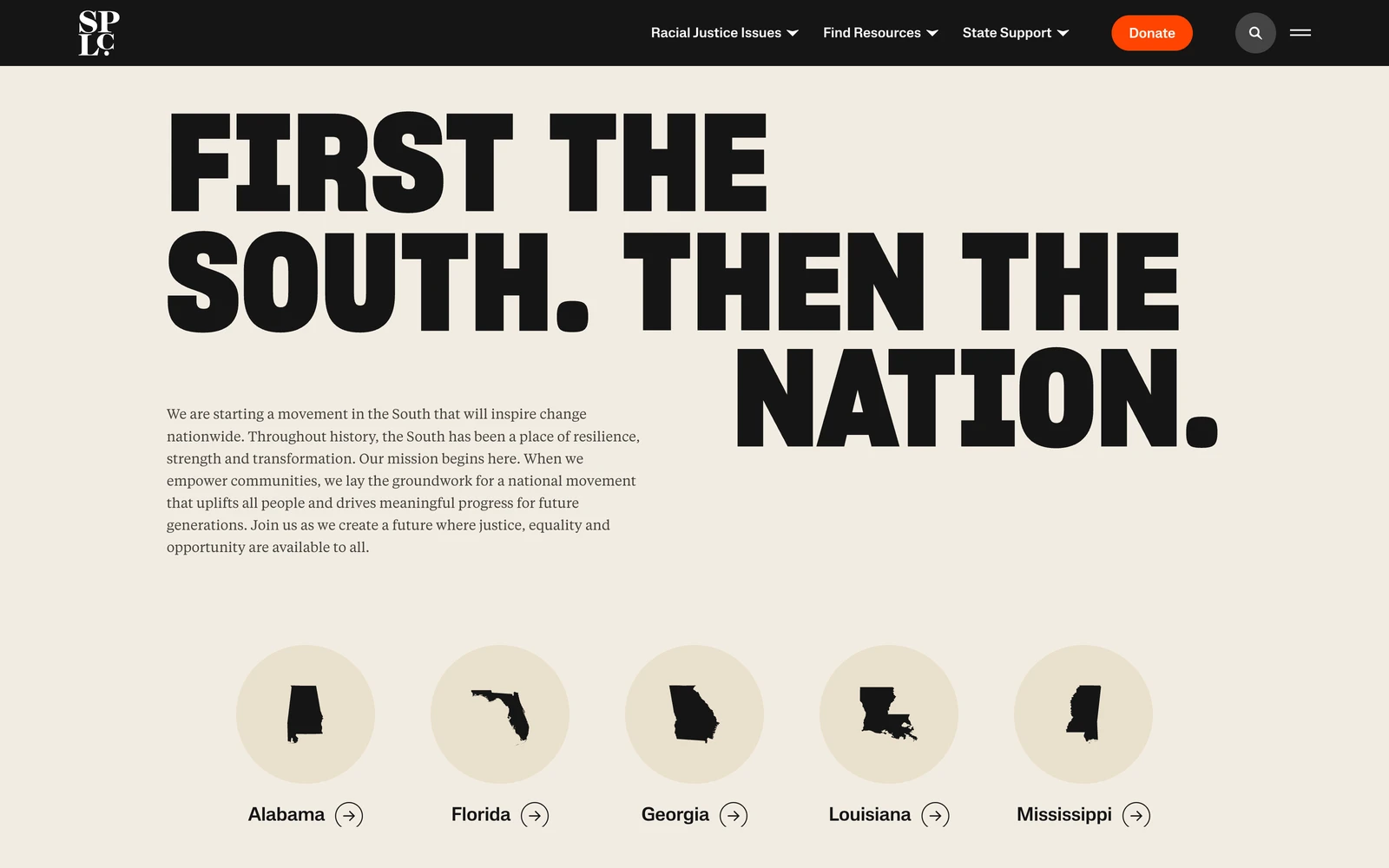 Map screenshot of SPLCenter.org