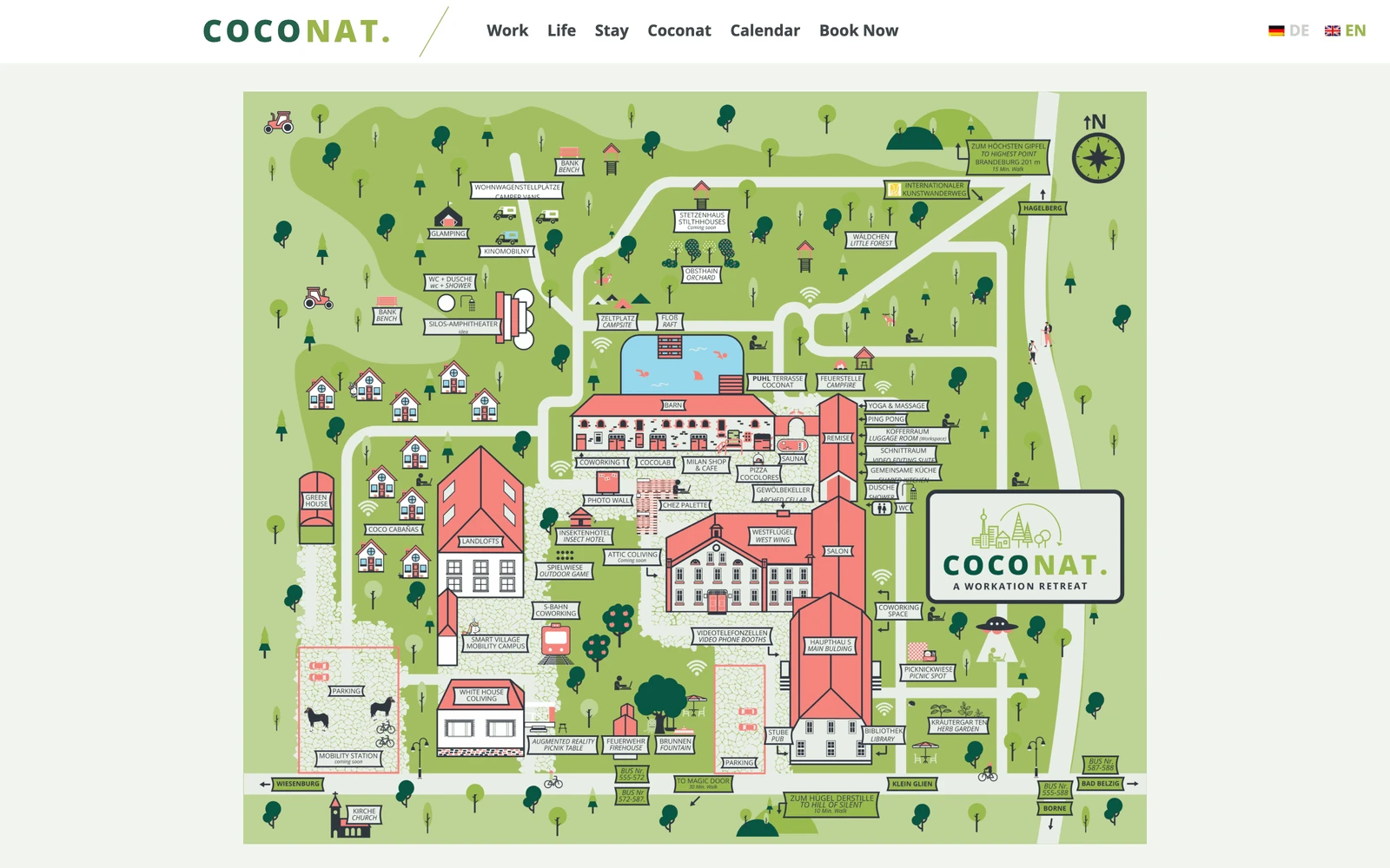 Map screenshot of Coconat-Space.com