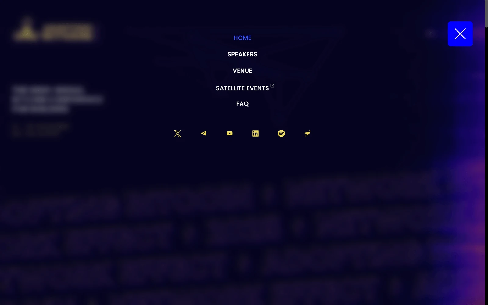 Navigation screenshot of AdoptingBitcoin.org SV 2025