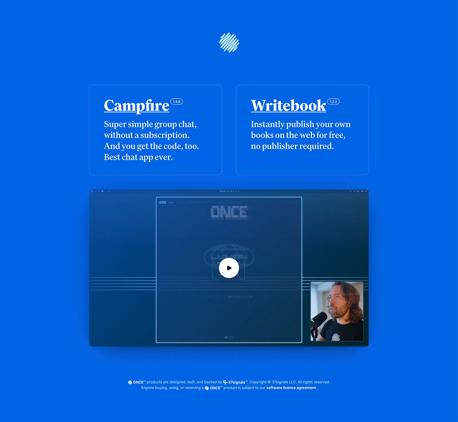 Screenshot of Once.com