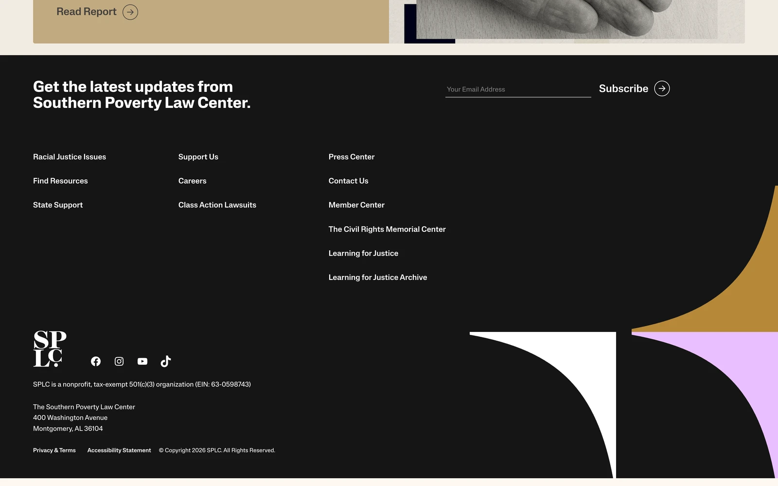 Bottom screenshot of SPLCenter.org