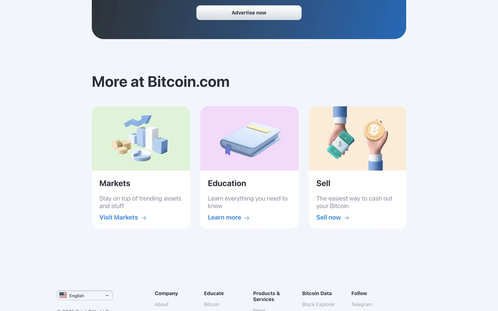 Bottom screenshot of Bitcoin.com