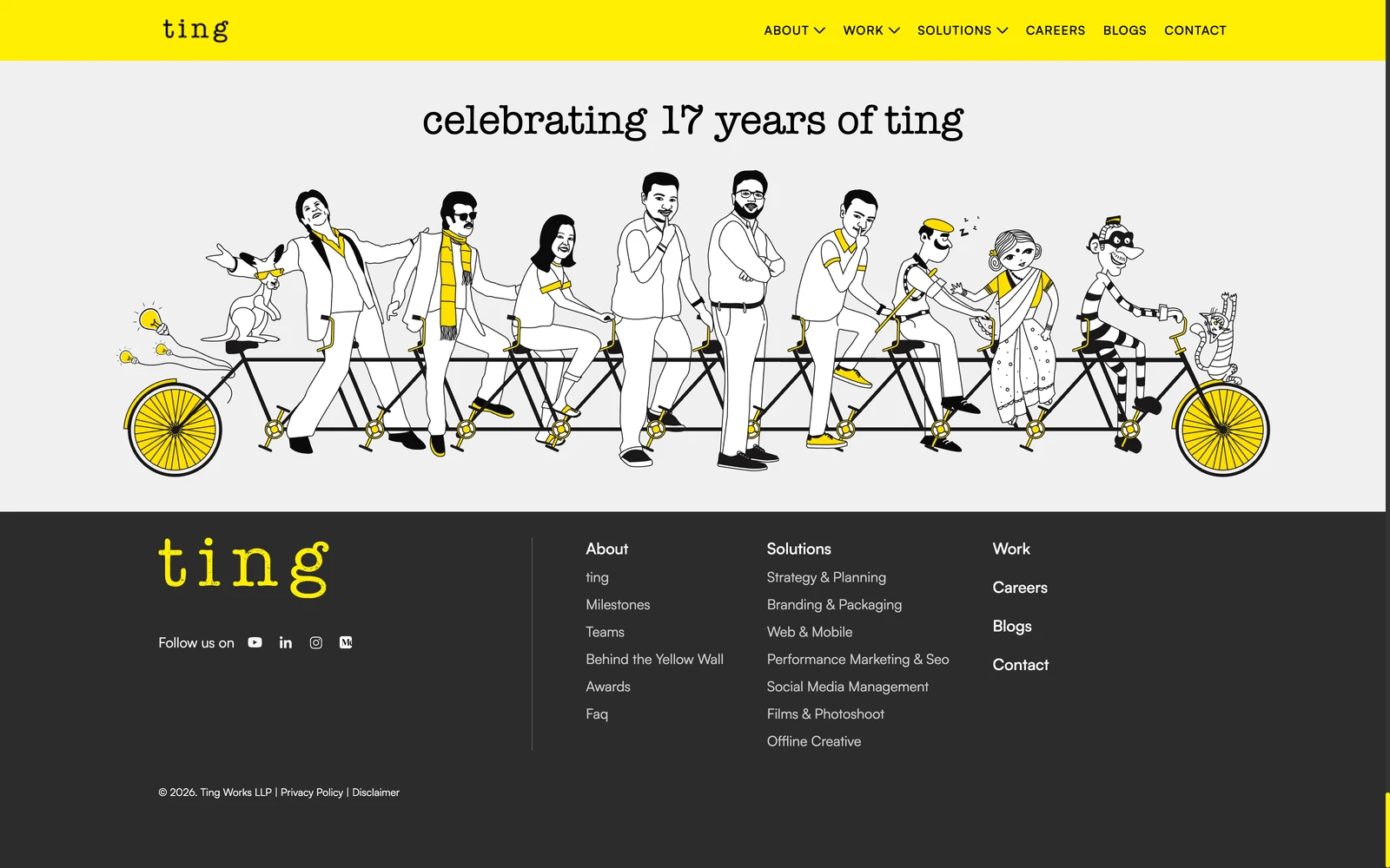 Bottom screenshot of Ting.in