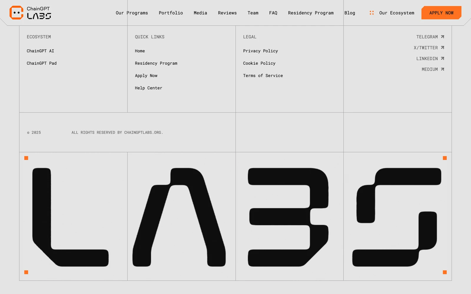 Bottom screenshot of ChainGPT.org