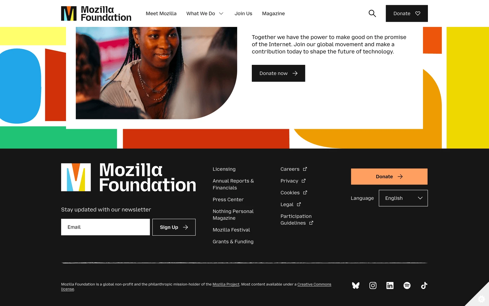 Bottom screenshot of Mozilla.org Foundation