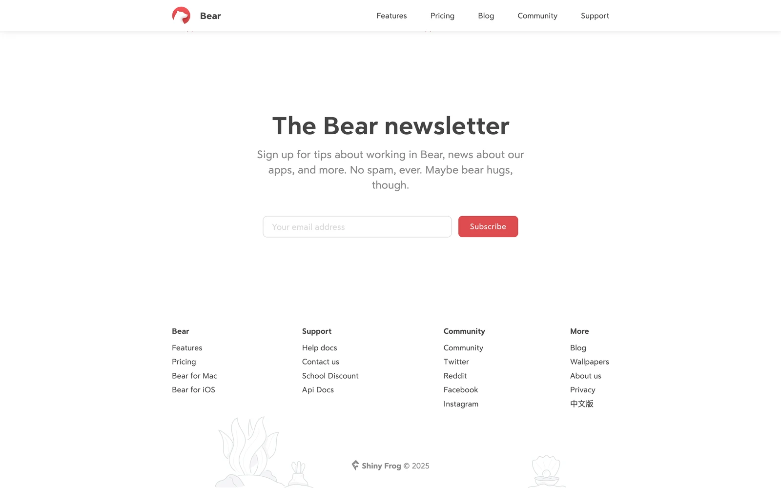 Bottom screenshot of Bear.app