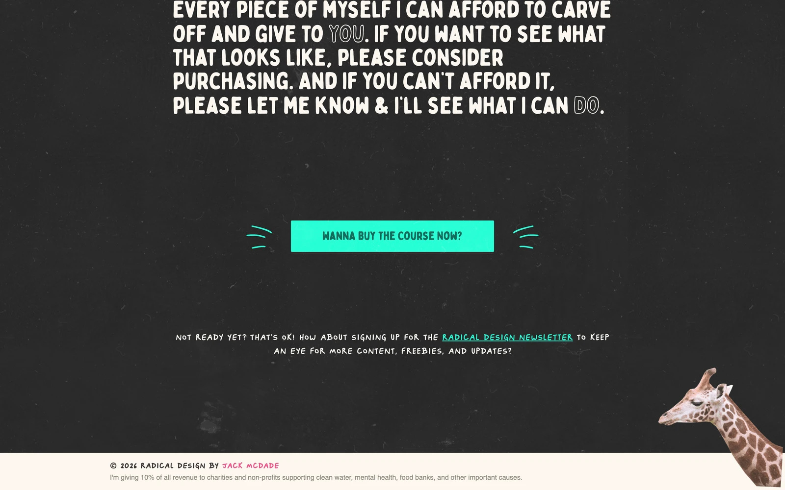 Bottom screenshot of RadicalDesignCourse.com