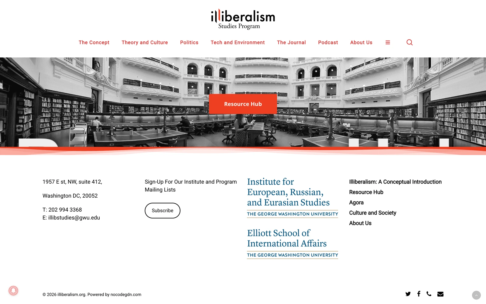 Bottom screenshot of Illiberalism.org