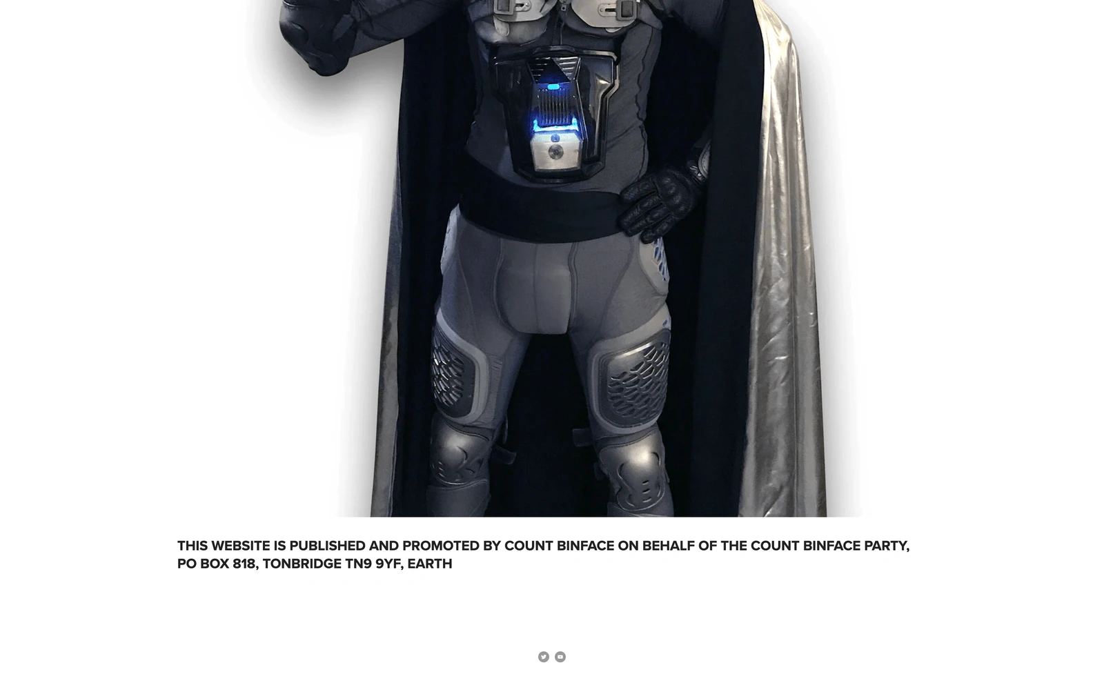 Bottom screenshot of CountBinface.com
