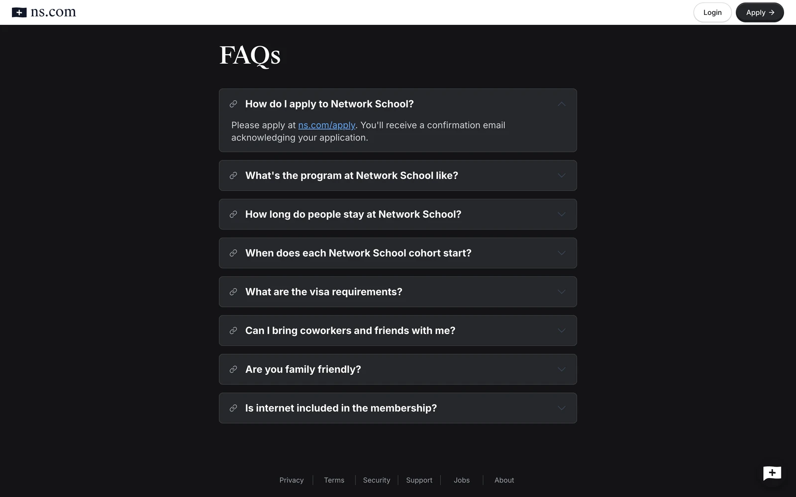 Bottom screenshot of NS.com