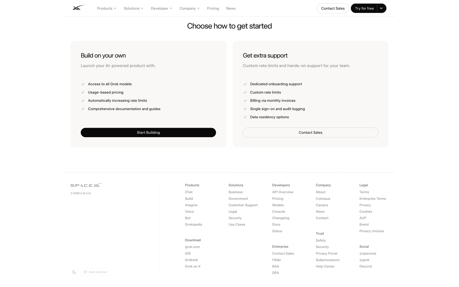 Bottom screenshot of X.AI