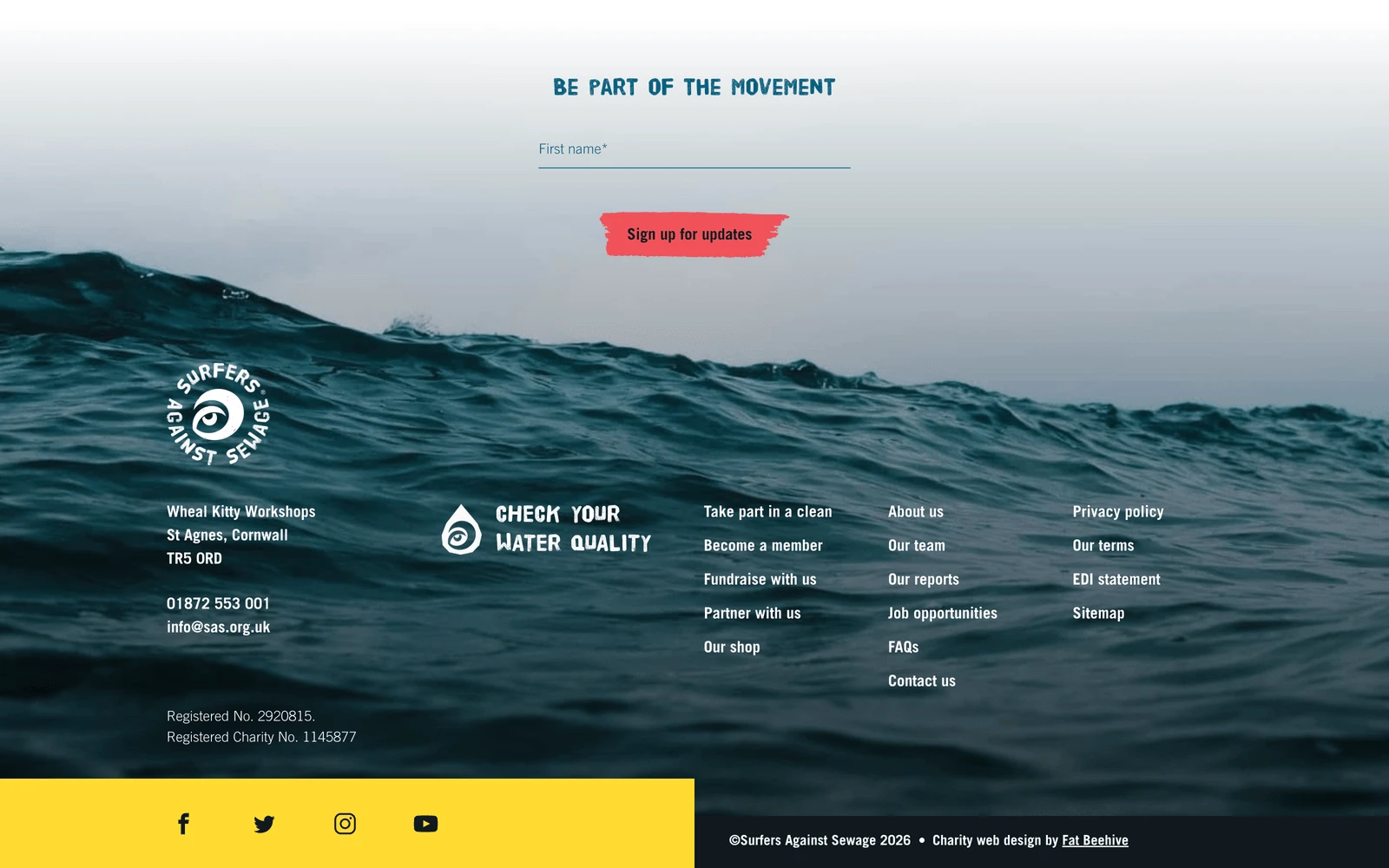 Bottom screenshot of SAS.org.uk