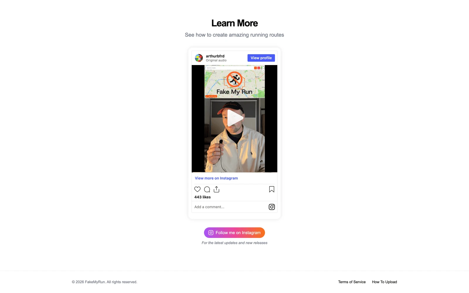 Bottom screenshot of FakeMy.Run