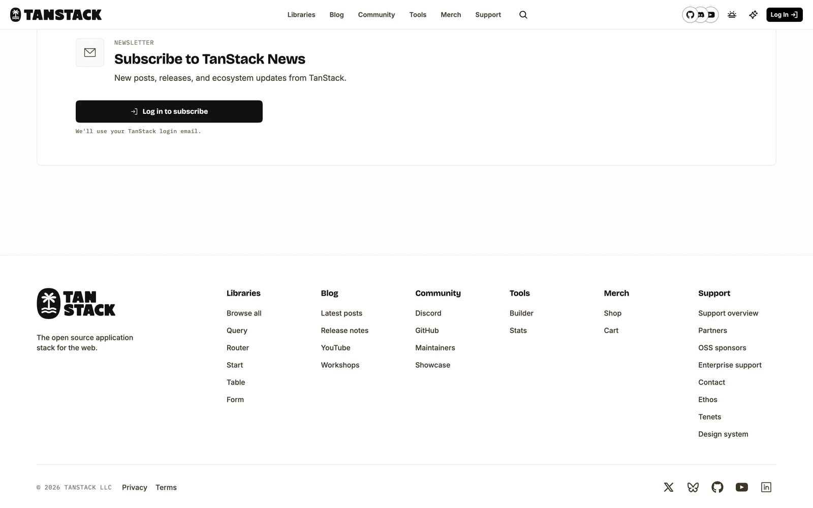 Bottom screenshot of TanStack.com