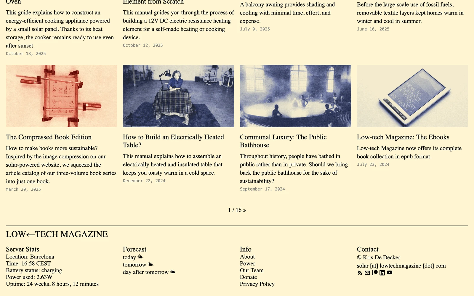 Bottom screenshot of LowtechMagazine.com Solar