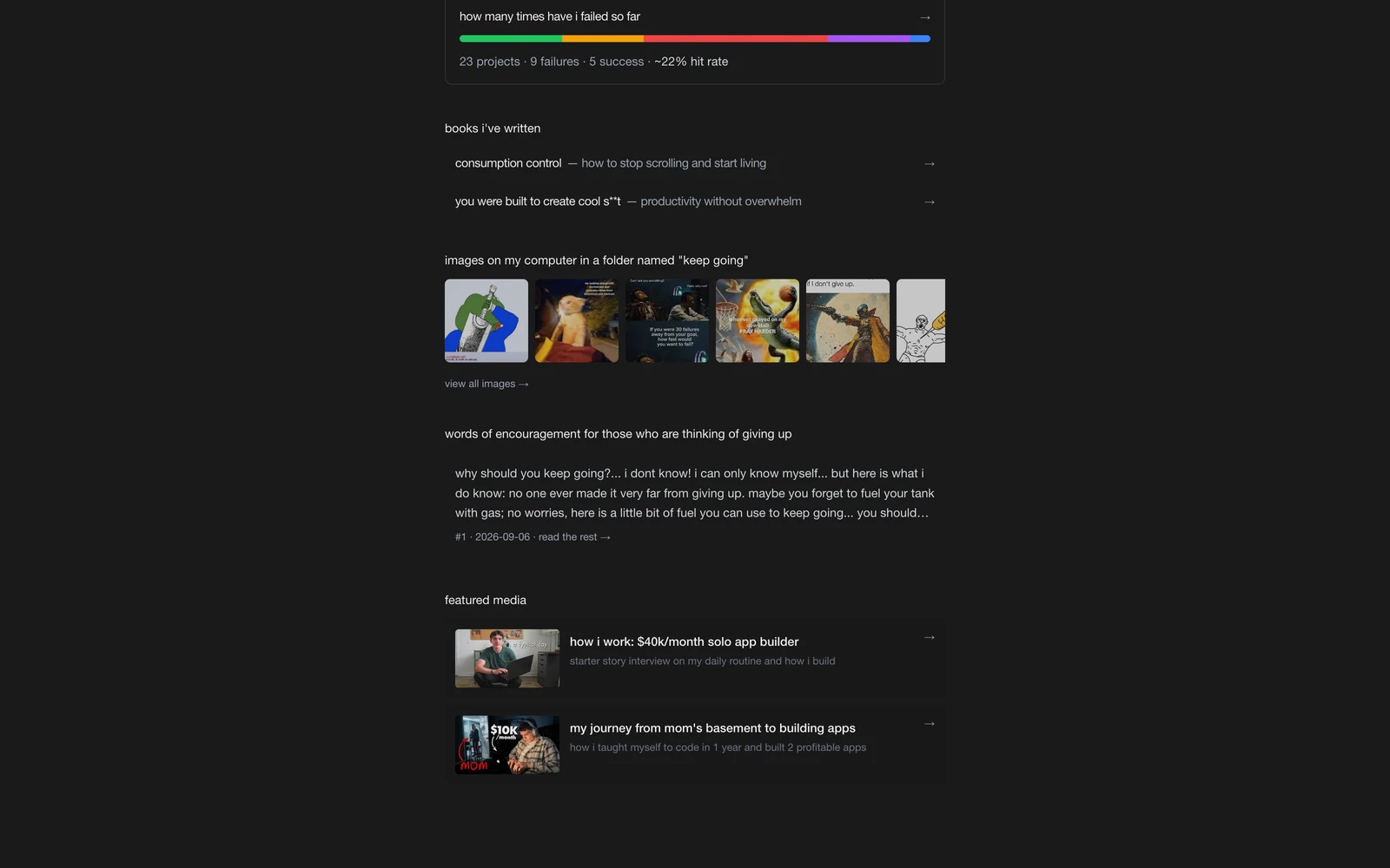 Bottom screenshot of JackFriks.com