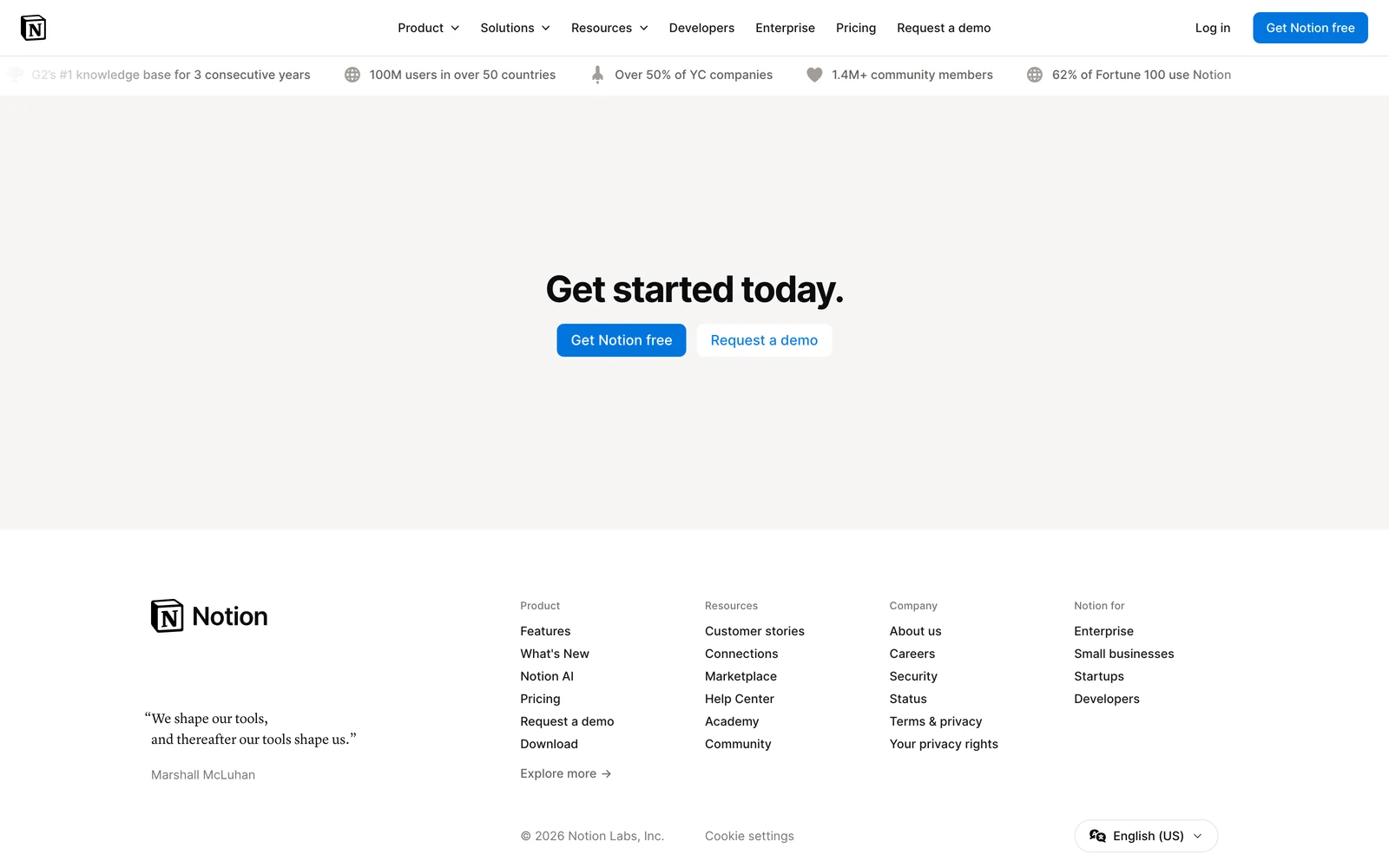 Bottom screenshot of Notion.com