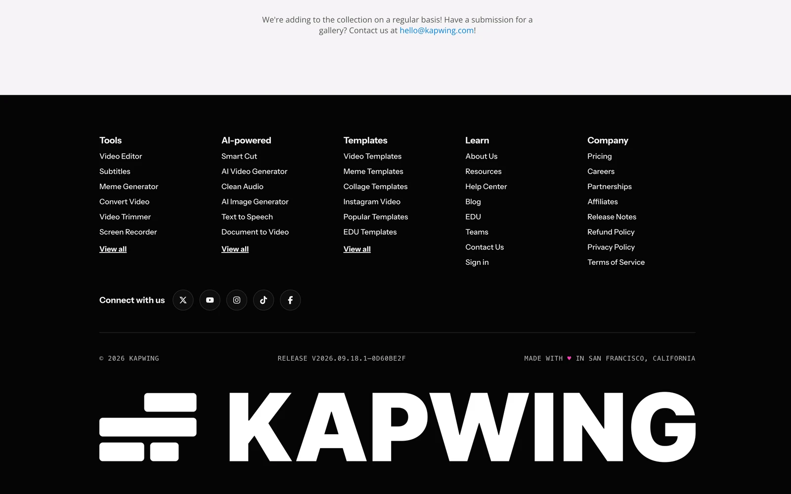 Bottom screenshot of Kapwing.com Museum of Websites