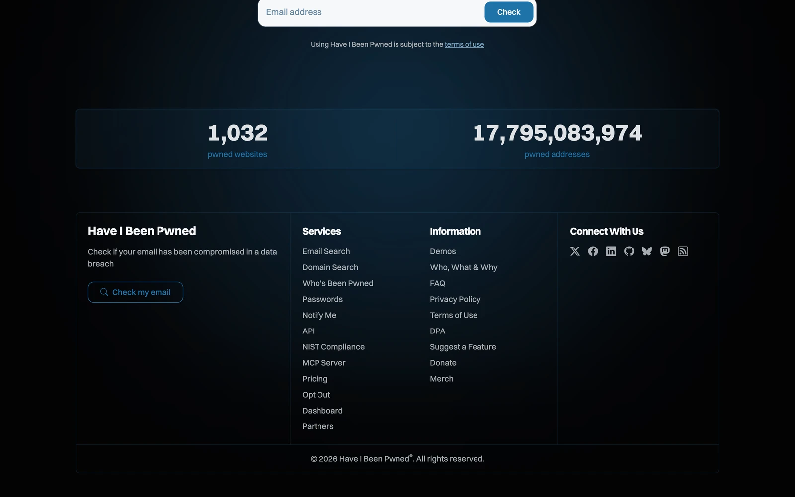 Bottom screenshot of HaveIBeenPwned.com