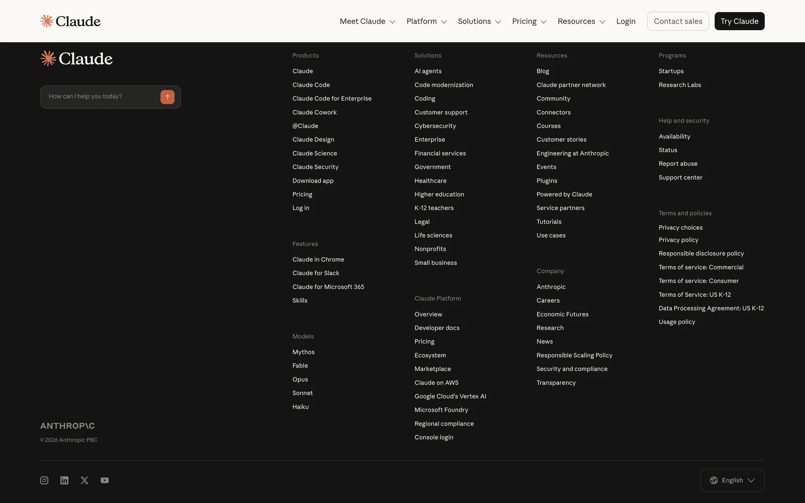 Bottom screenshot of Claude.com
