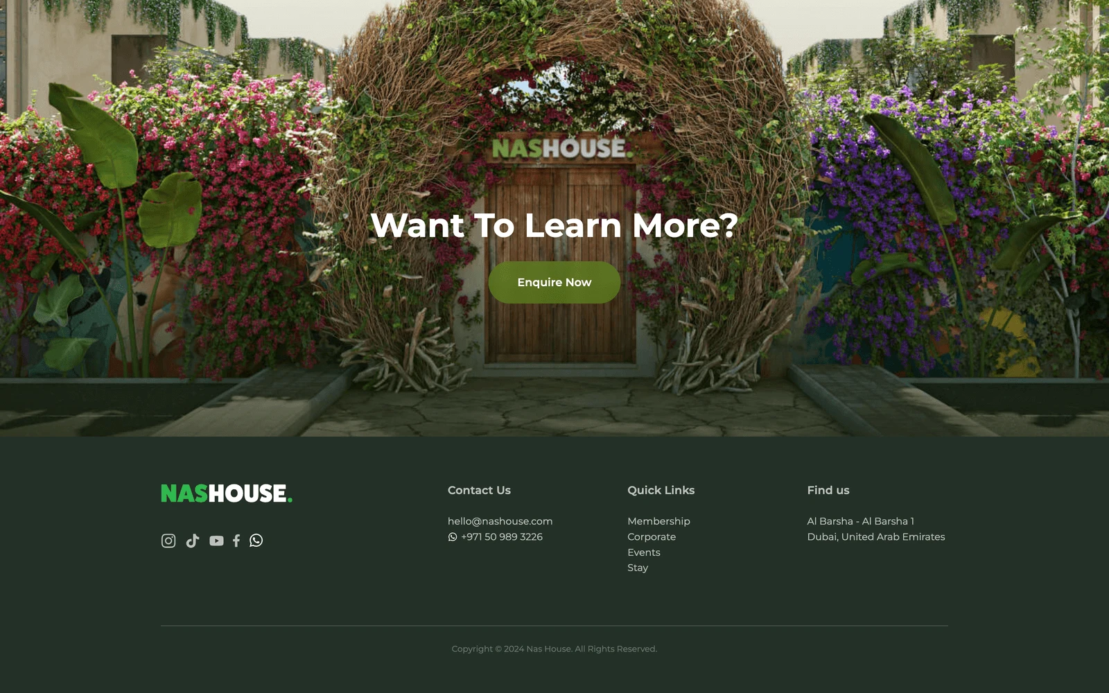 Bottom screenshot of NasHouse.com