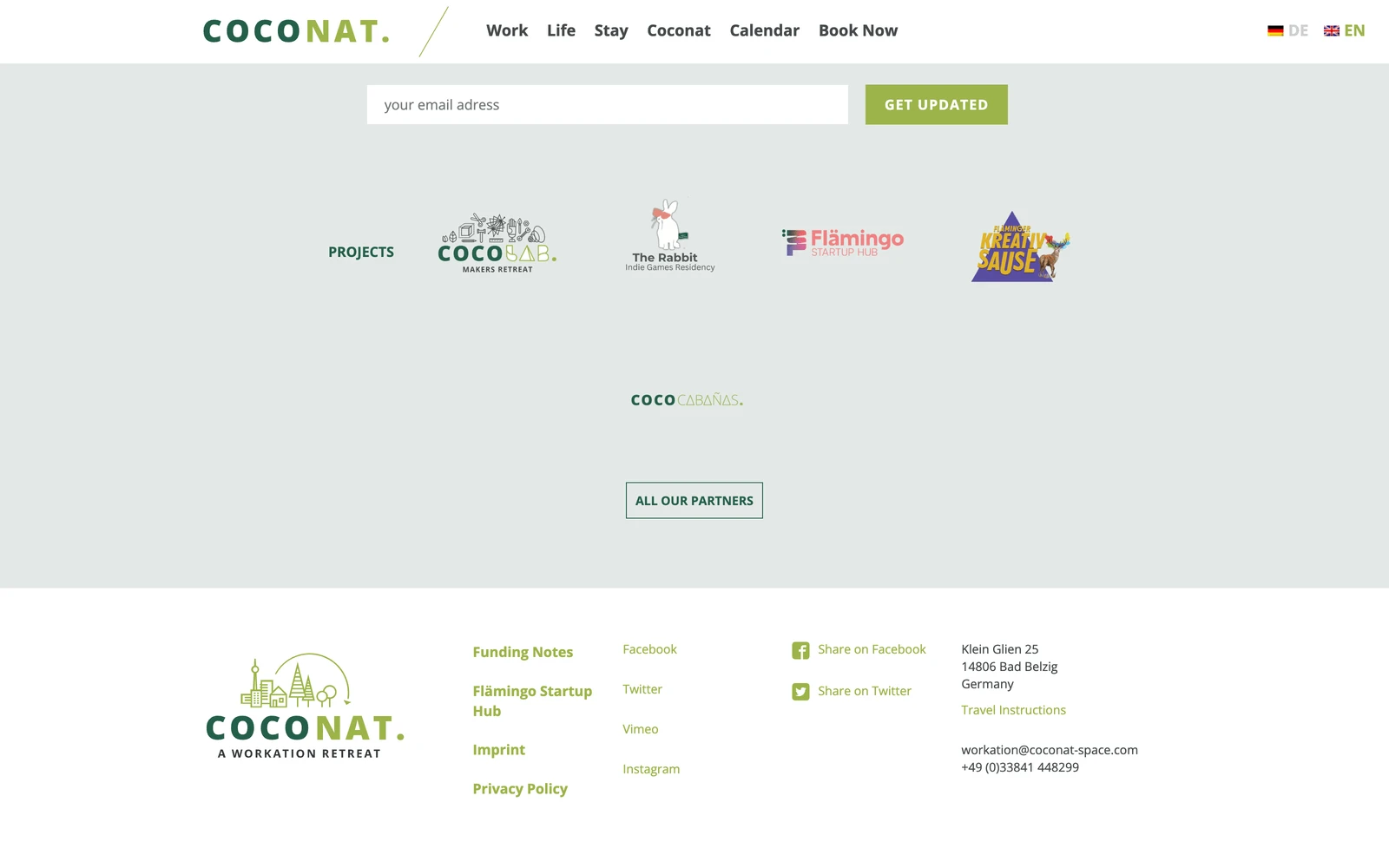 Bottom screenshot of Coconat-Space.com