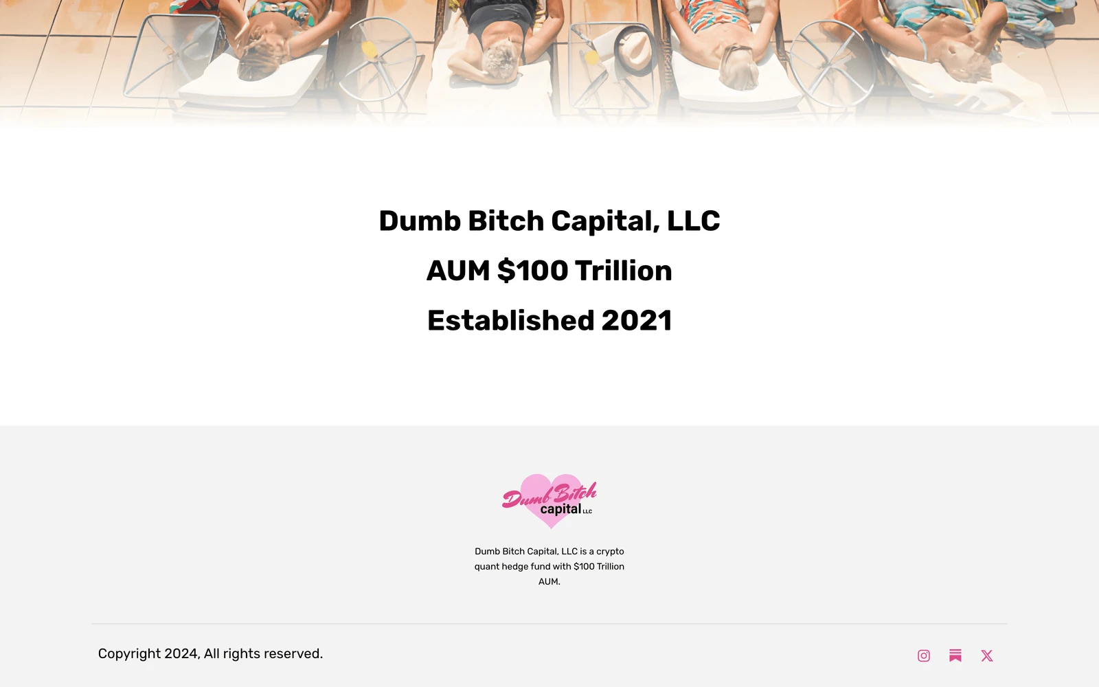 Bottom screenshot of DumbBitchCap.com