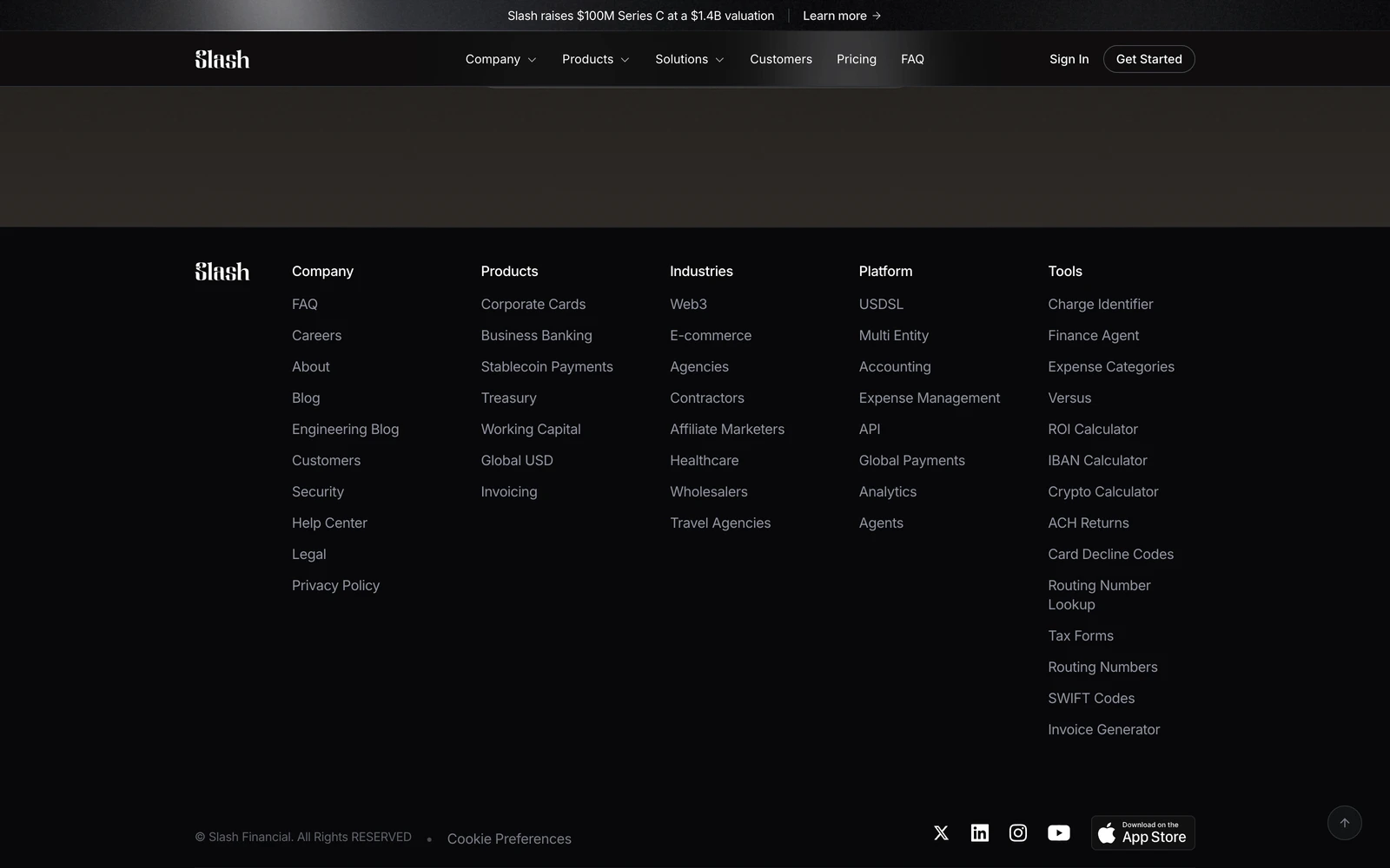 Bottom screenshot of Slash.com