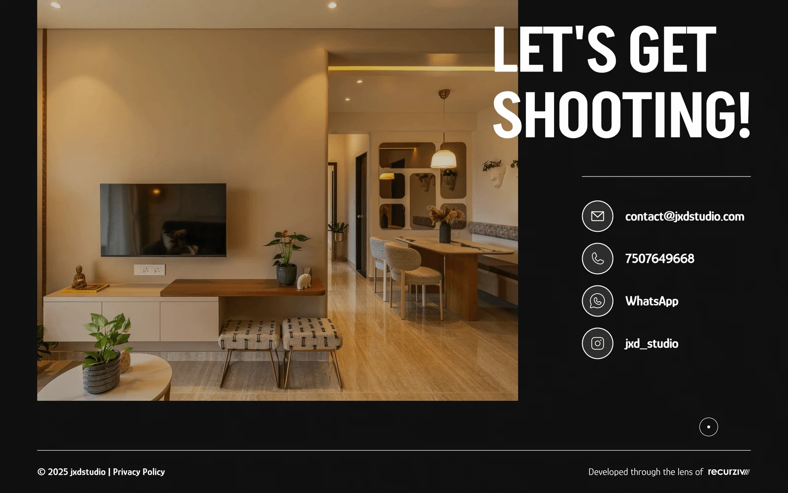 Bottom screenshot of JXDStudio.com