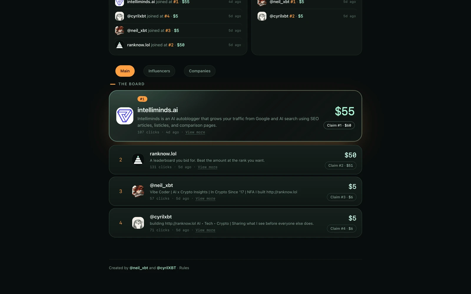 Bottom screenshot of RankNow.lol