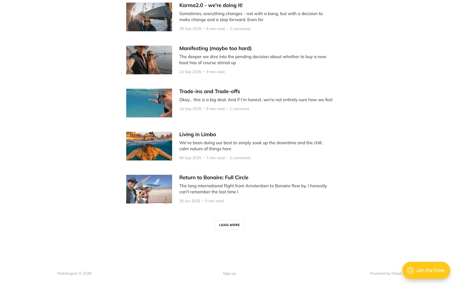 Bottom screenshot of TheDangerz.com