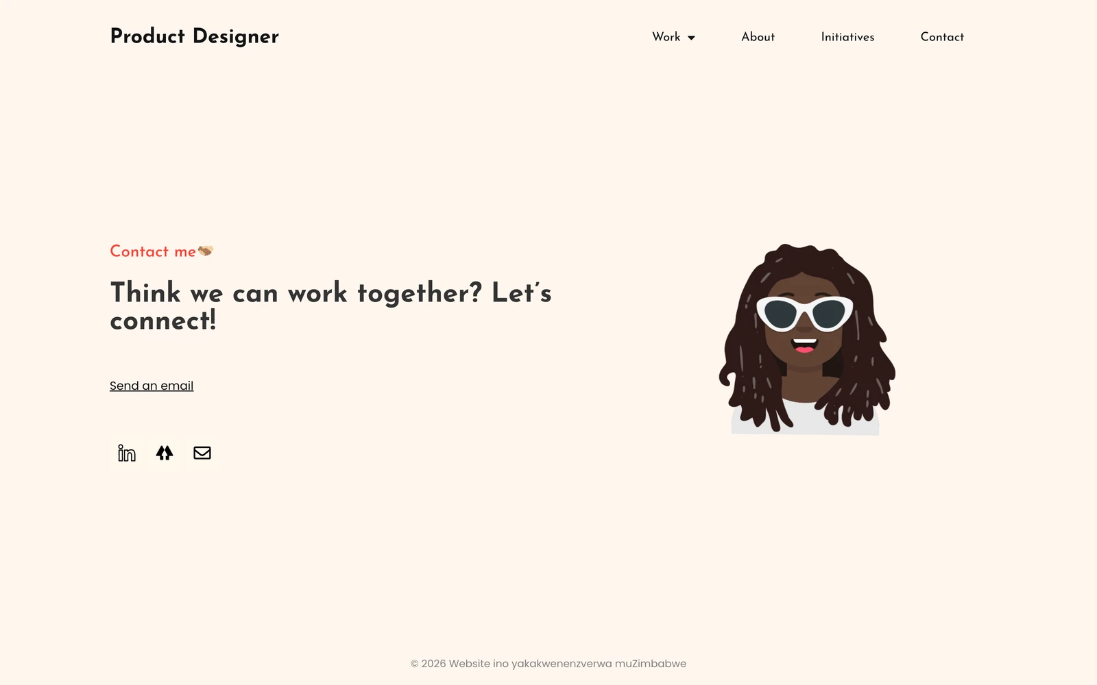 Bottom screenshot of Wadzanayi.co.zw