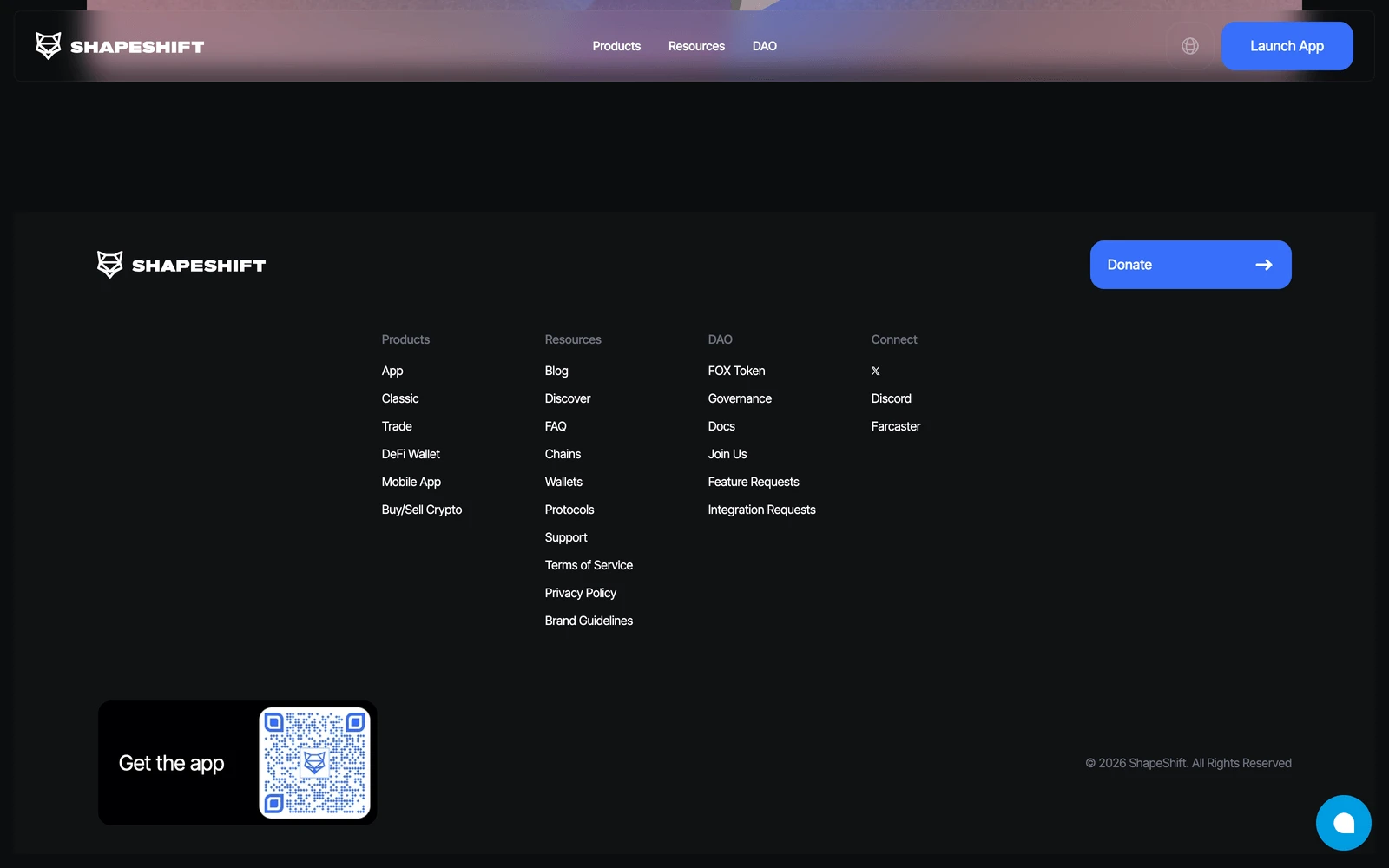 Bottom screenshot of ShapeShift.com