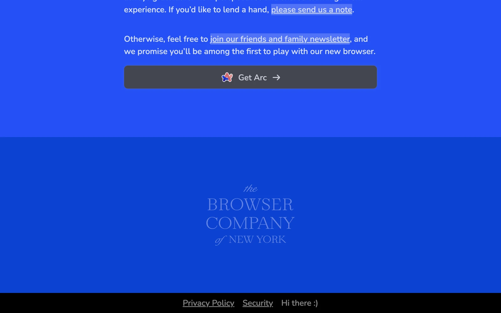 Bottom screenshot of TheBrowser.Company