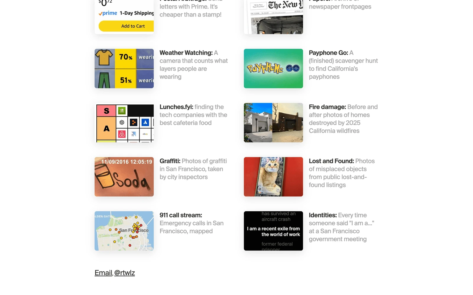 Bottom screenshot of Walzr.com