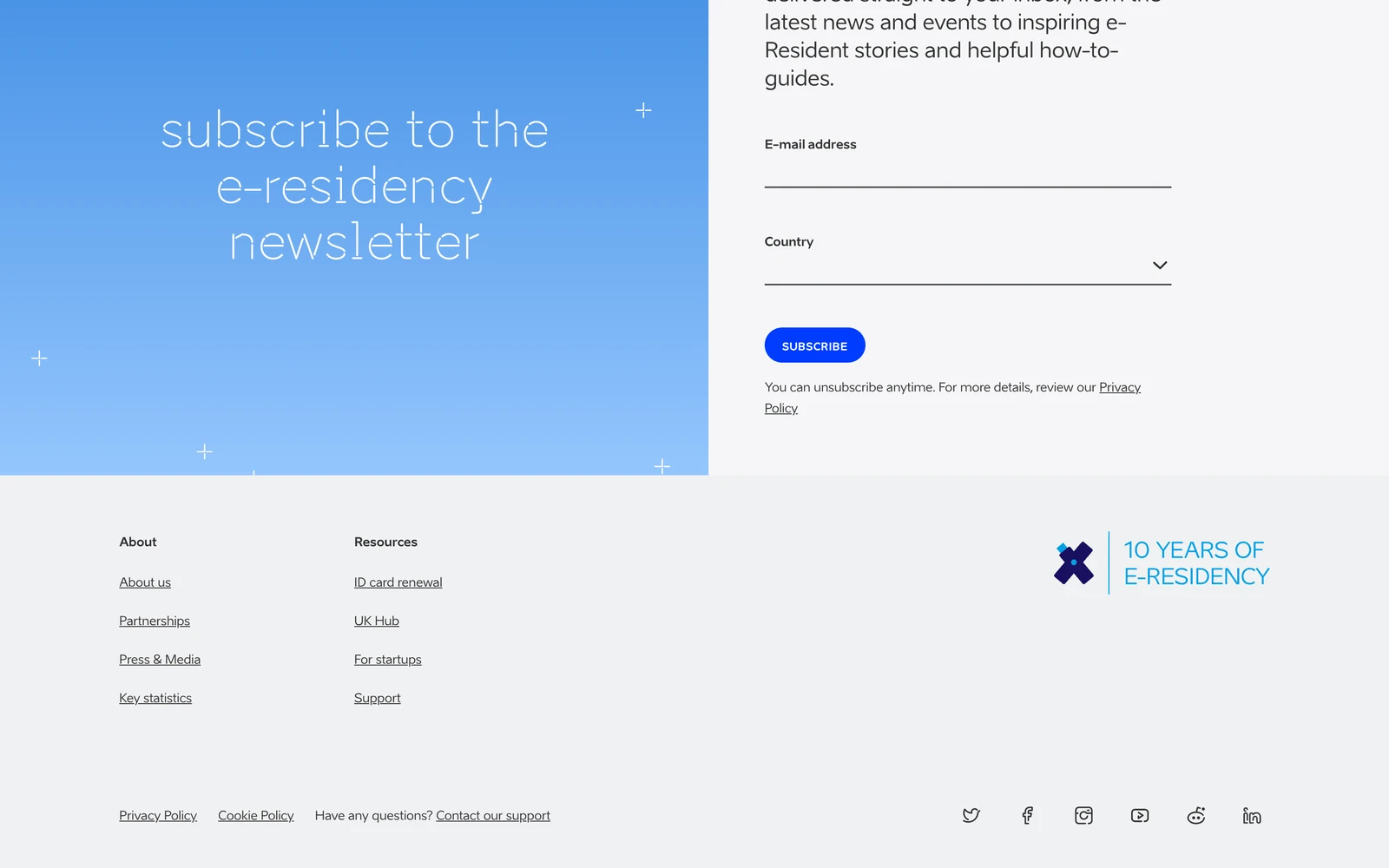 Bottom screenshot of e-Resident.gov.ee