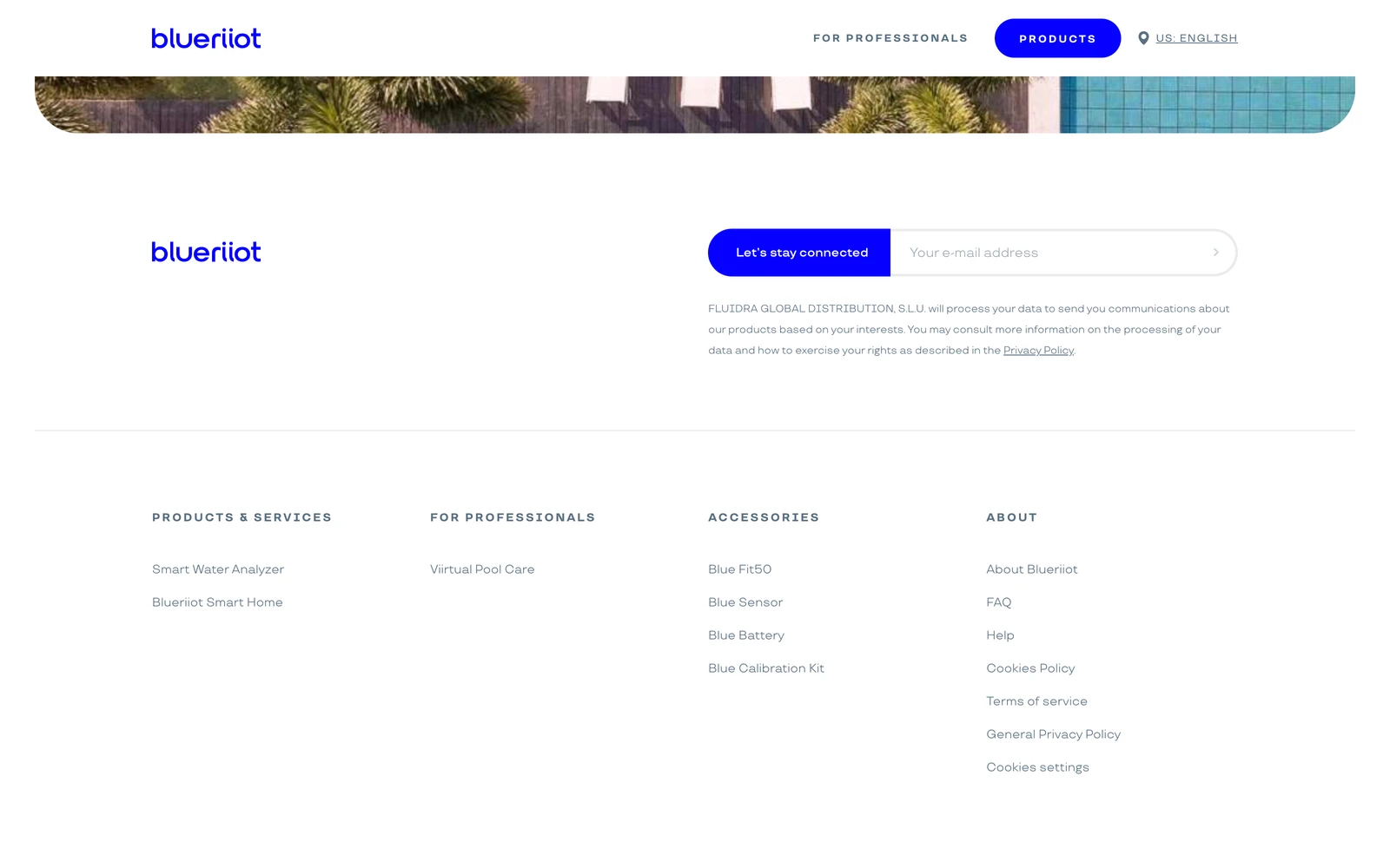 Bottom screenshot of BlueRiiot.com