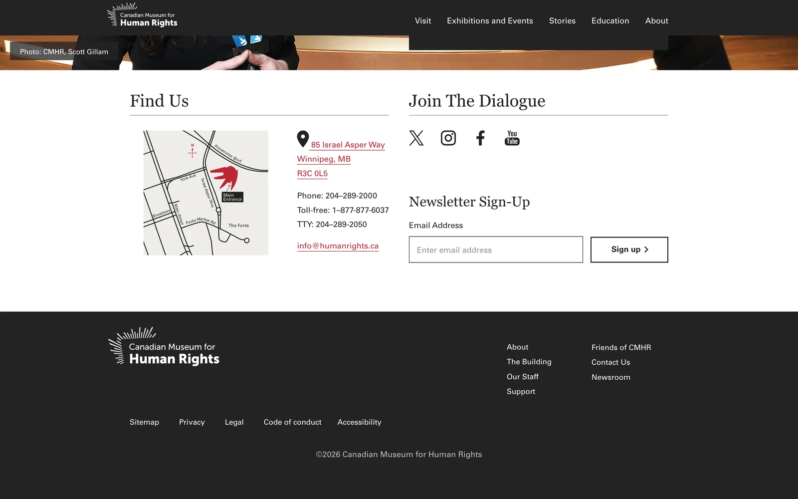 Bottom screenshot of HumanRights.ca