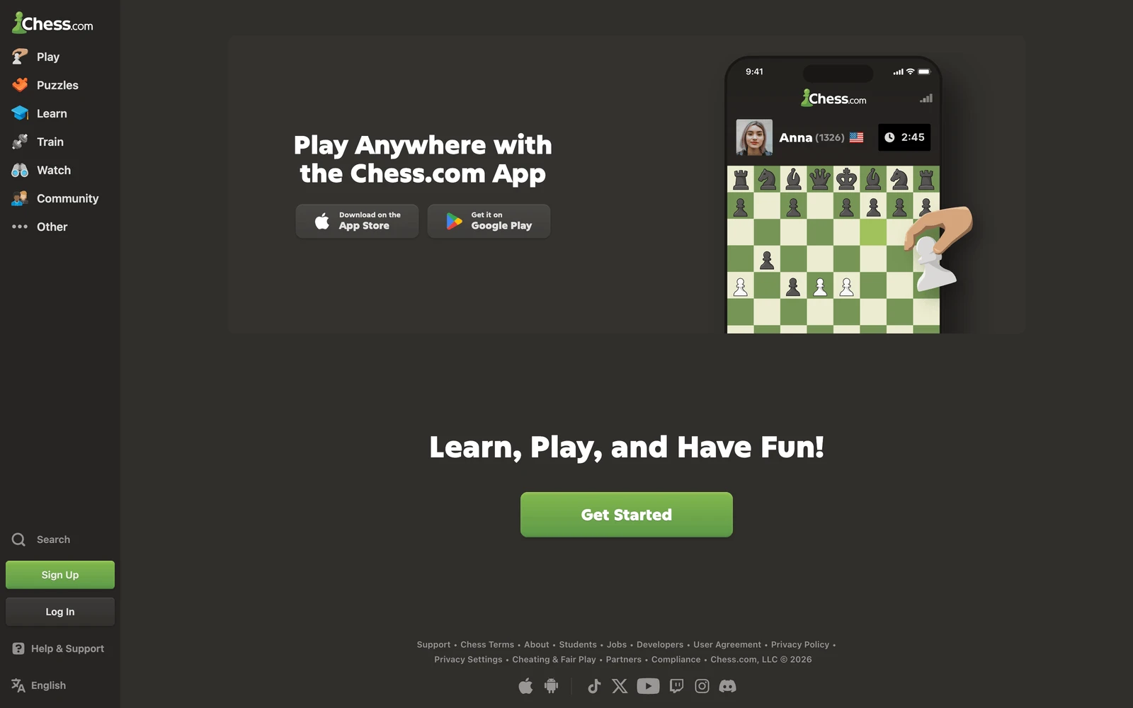 Bottom screenshot of Chess.com