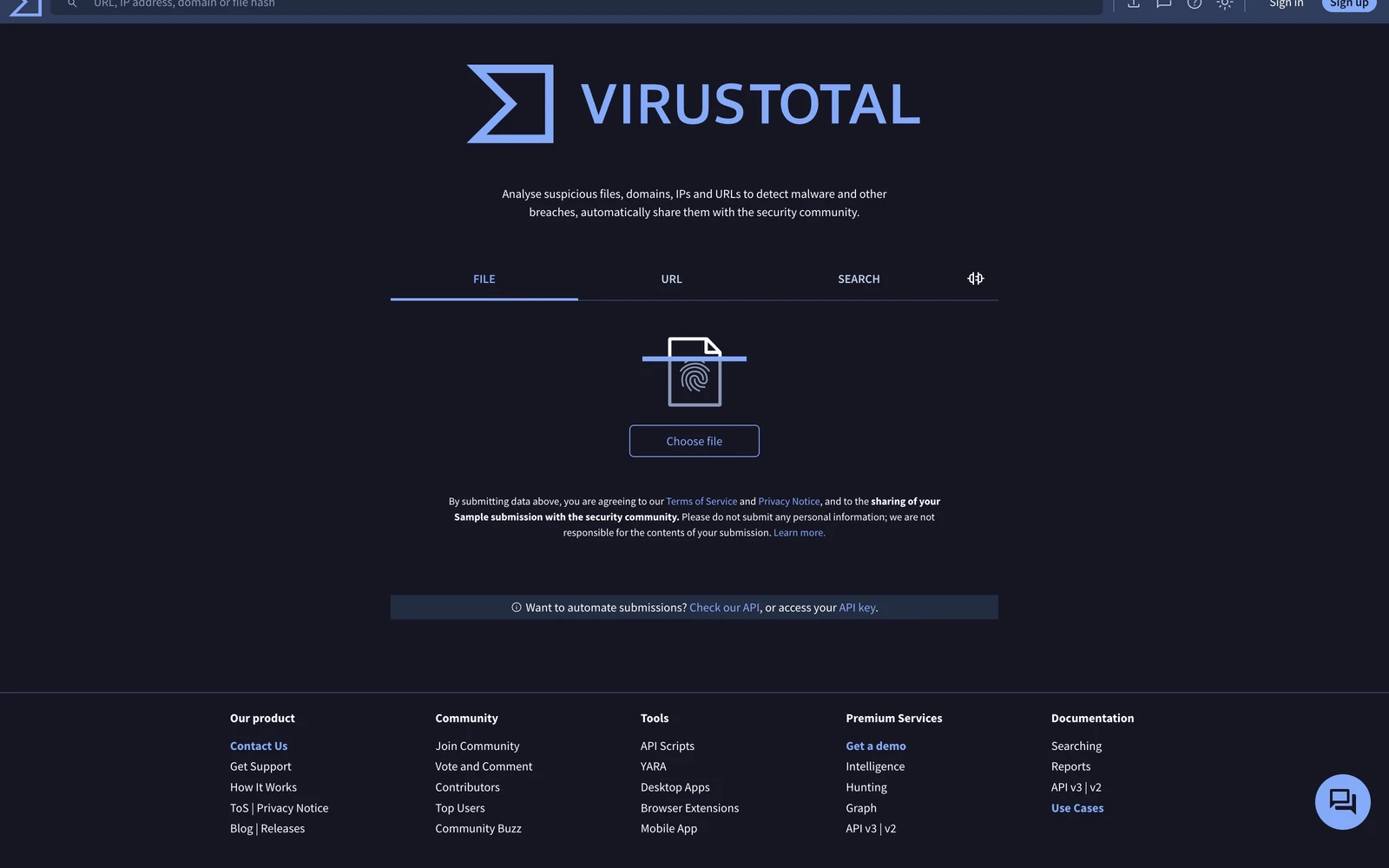 Bottom screenshot of VirusTotal.com