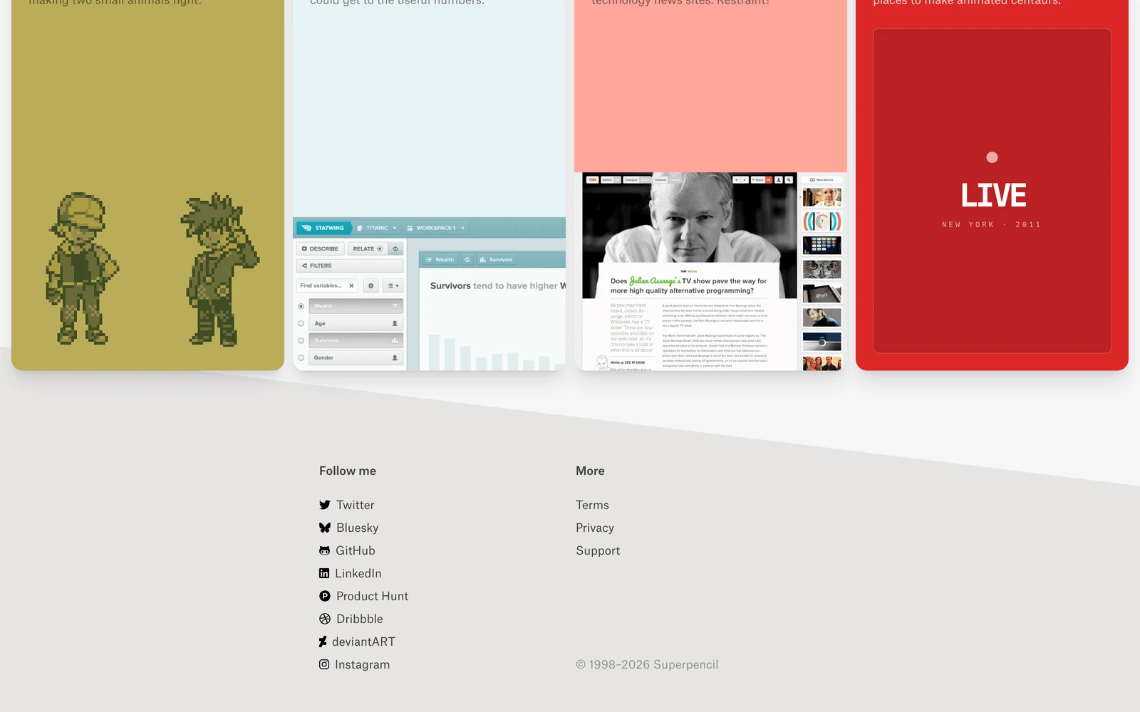 Bottom screenshot of PascalPixel.com