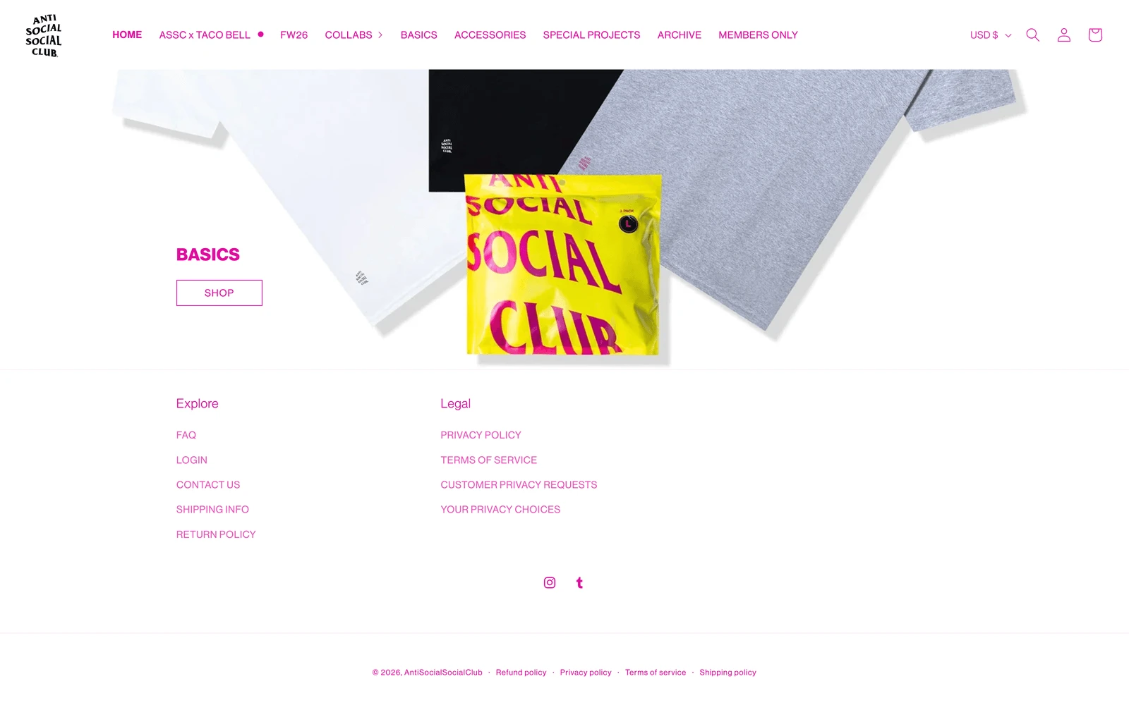 Bottom screenshot of AntiSocialSocialClub.com