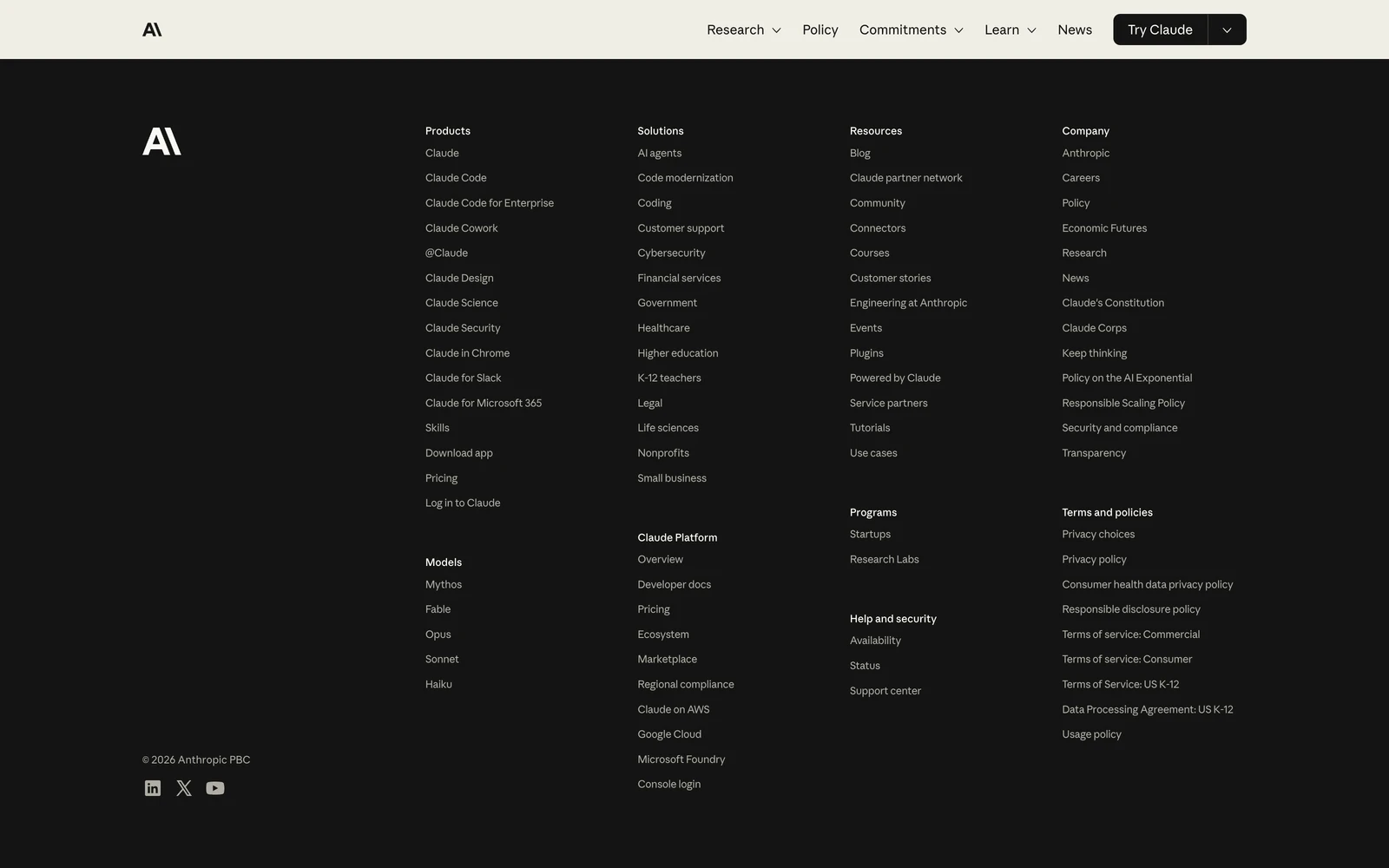 Bottom screenshot of Anthropic.com