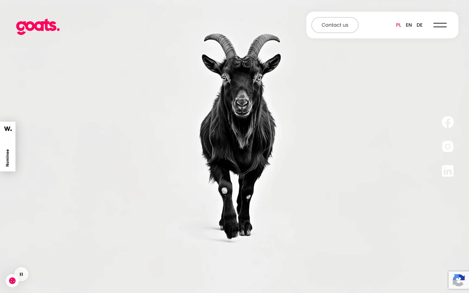 Top screenshot of Goats.com.pl