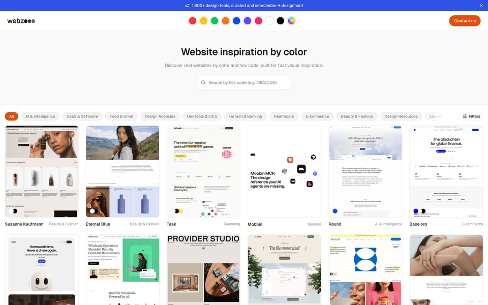 Screenshot of Webzooo.com