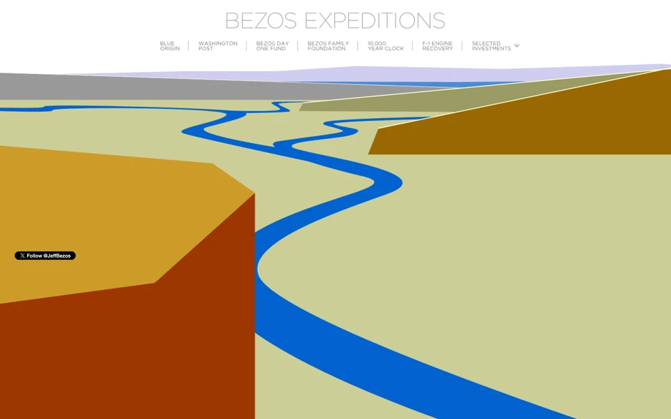 Screenshot of BezosExpeditions.com