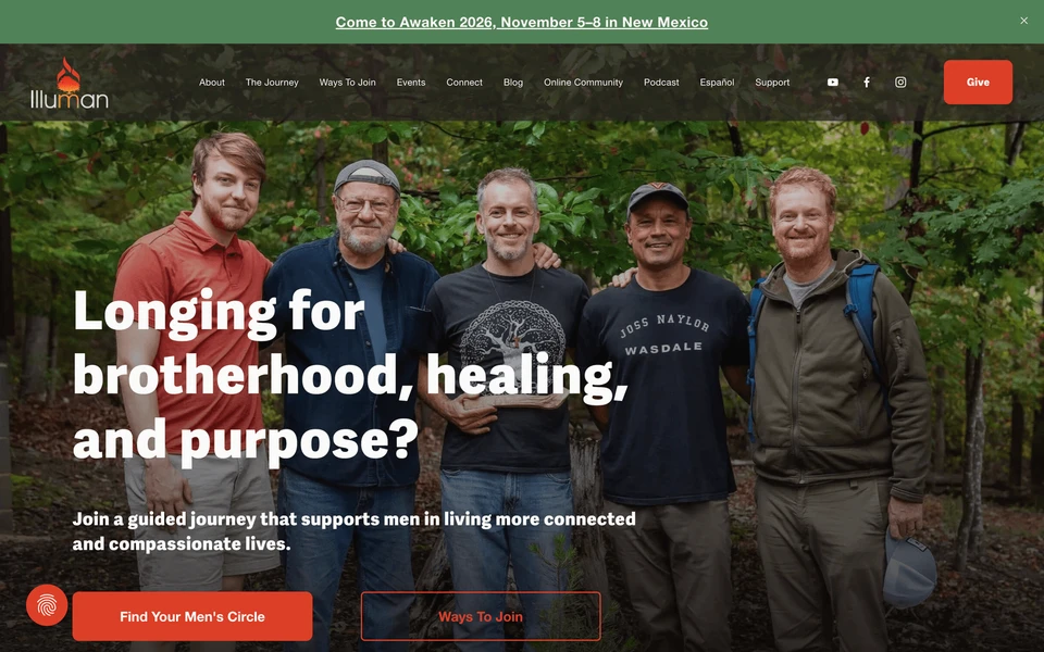 Screenshot of Illuman.org