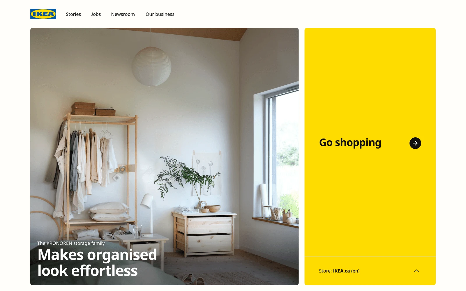 Top screenshot of IKEA.com
