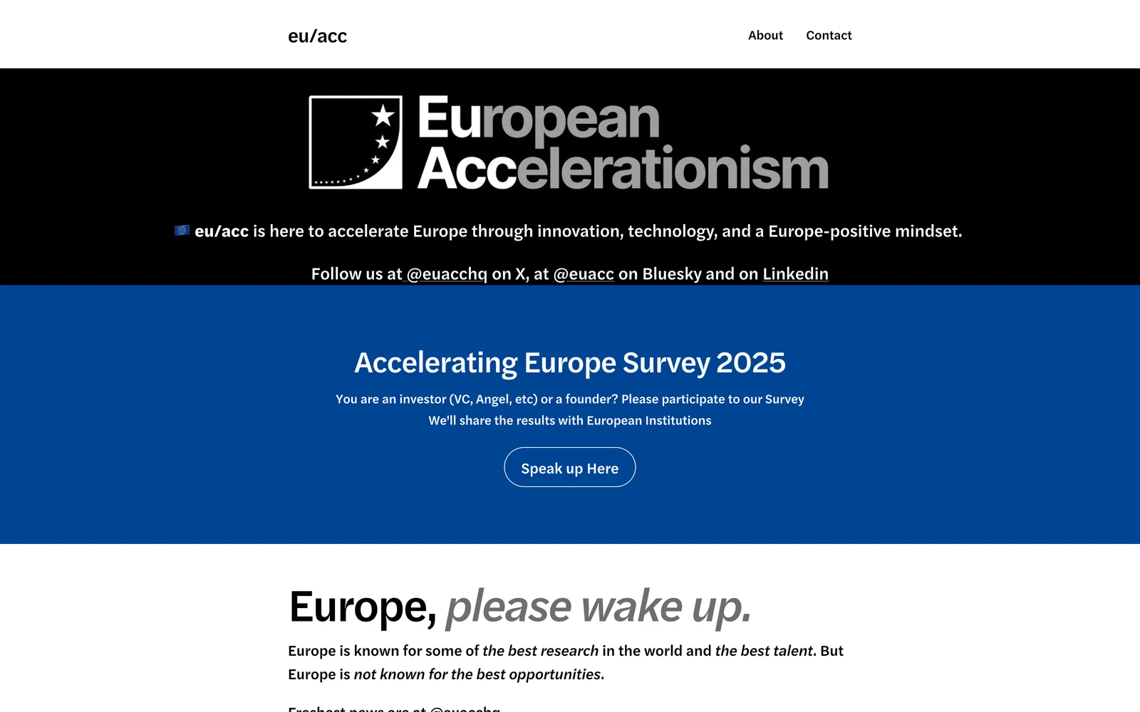 Top screenshot of Eu-Acc.com